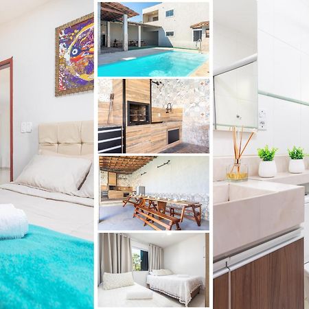 Refugio Tropical Casa De Praia Com Piscina Aquecida E 4 Suites E Garagem 3 Carros, 800 Mtrs Da Praia Internet 700 Mbps, Condominio Privado Com Pista De Skate , Quadra De Futevolei , Campos E Quadras De Futebol! Cabo Frio Buitenkant foto